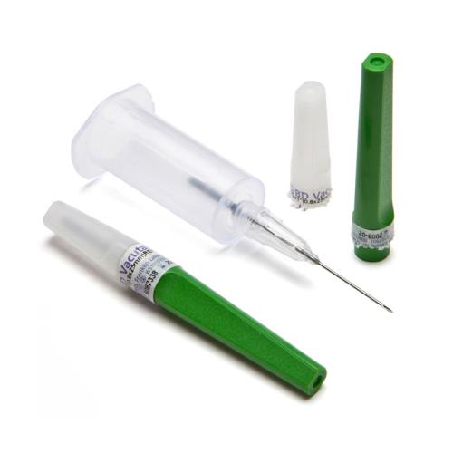 Игла стерильная однократного применения BD Vacutainer Flashback 21G 0.8х25мм зеленая №50