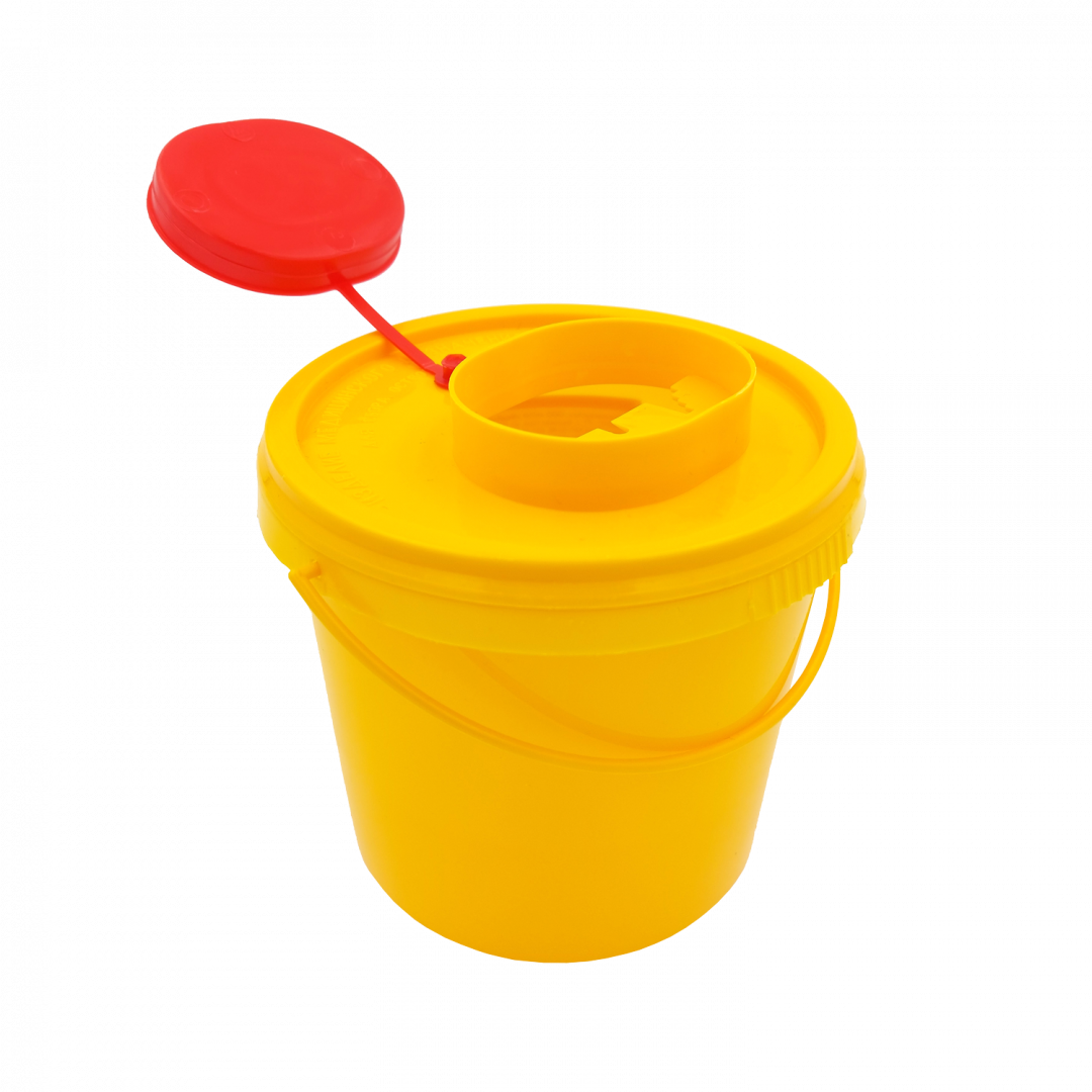 Емкость-контейнер для сбора острого инструментария  (1.5л)