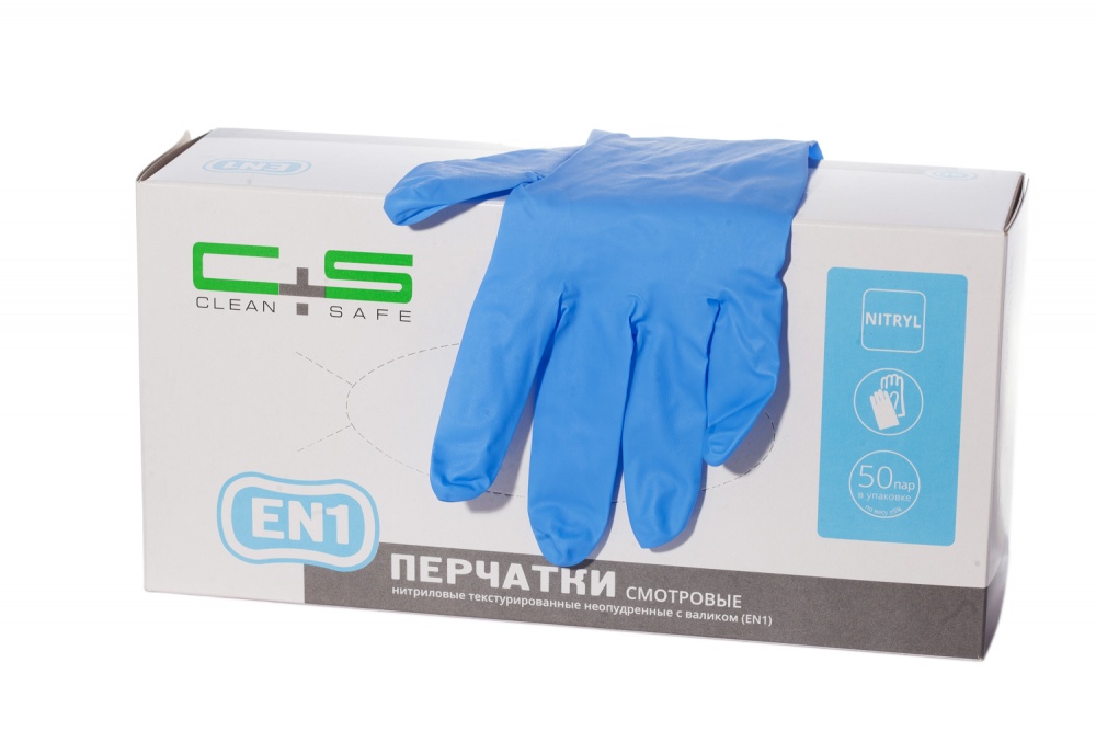 Перчатки нитриловые Clean Safe р. L по 50 пар